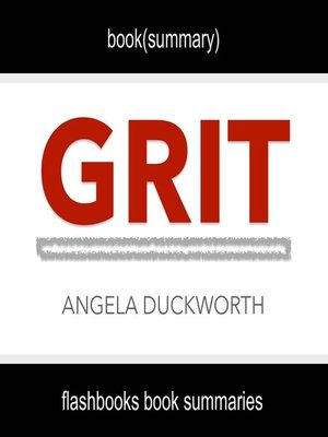 cover image of Book Summary of Grit by Angela Duckworth